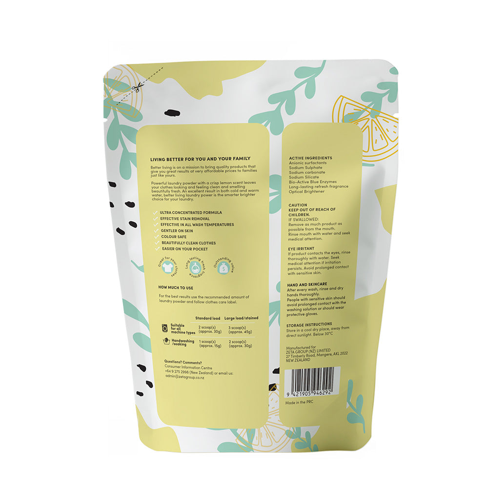 Laundry Powder Value Pack - Lemon Fresh 3kg