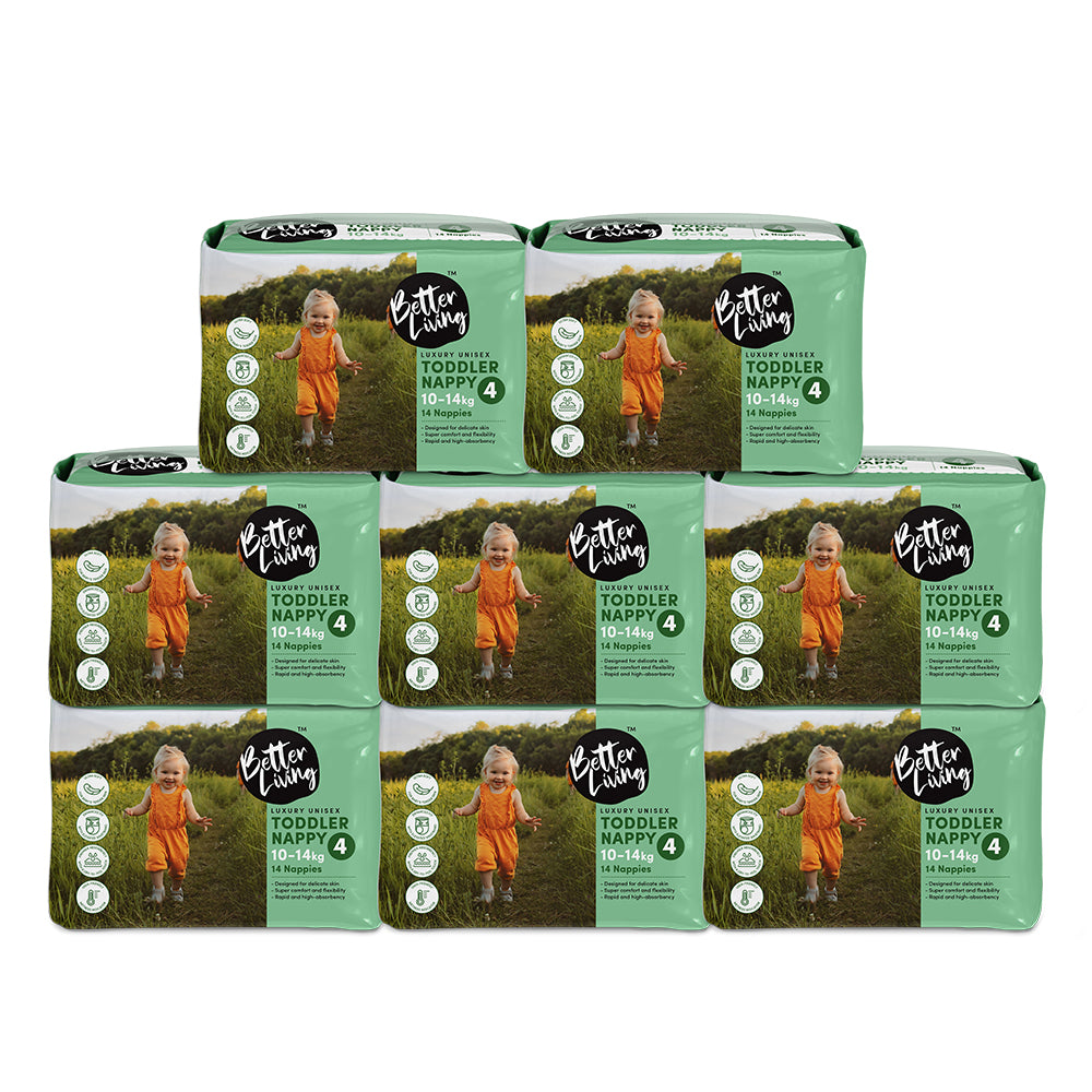 Toddler Nappies (10-14kg) 14s