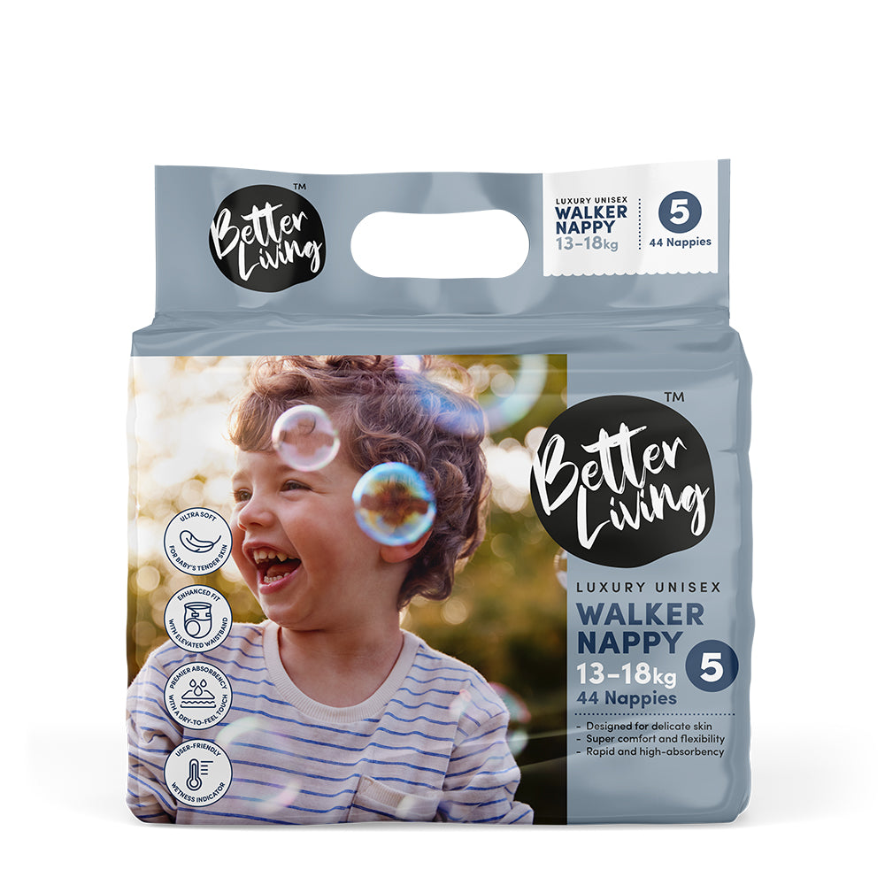 Walker Nappies (13-18kg) 44s