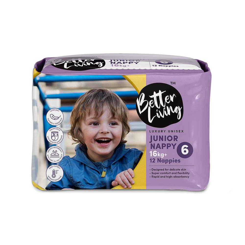 Junior Nappies (16+kg) 12s