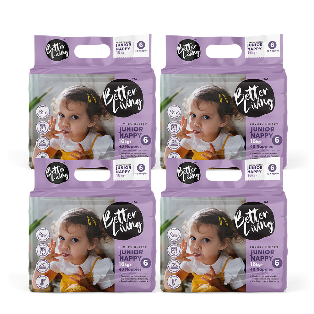 Junior Nappies (16+kg) 40s