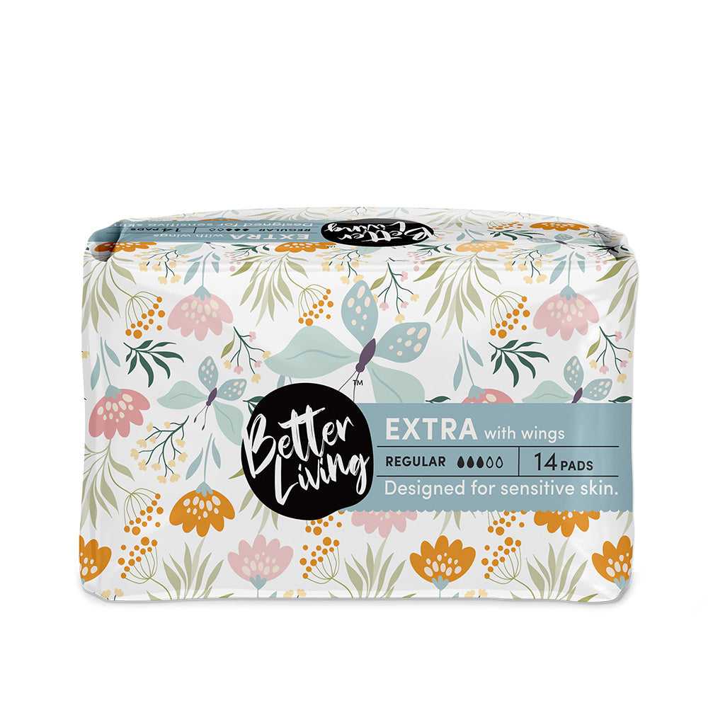 Sanitary Pads Extra Regular 14s
