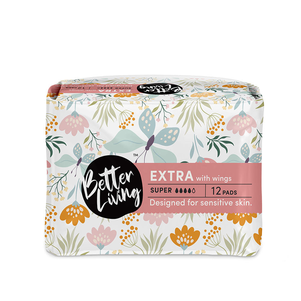 Sanitary Pads Extra Super 12s
