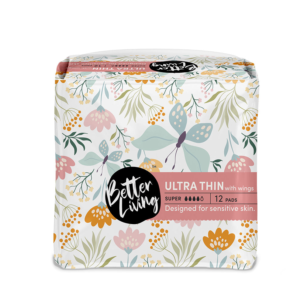 Sanitary Pads Ultra Thin Super 12s