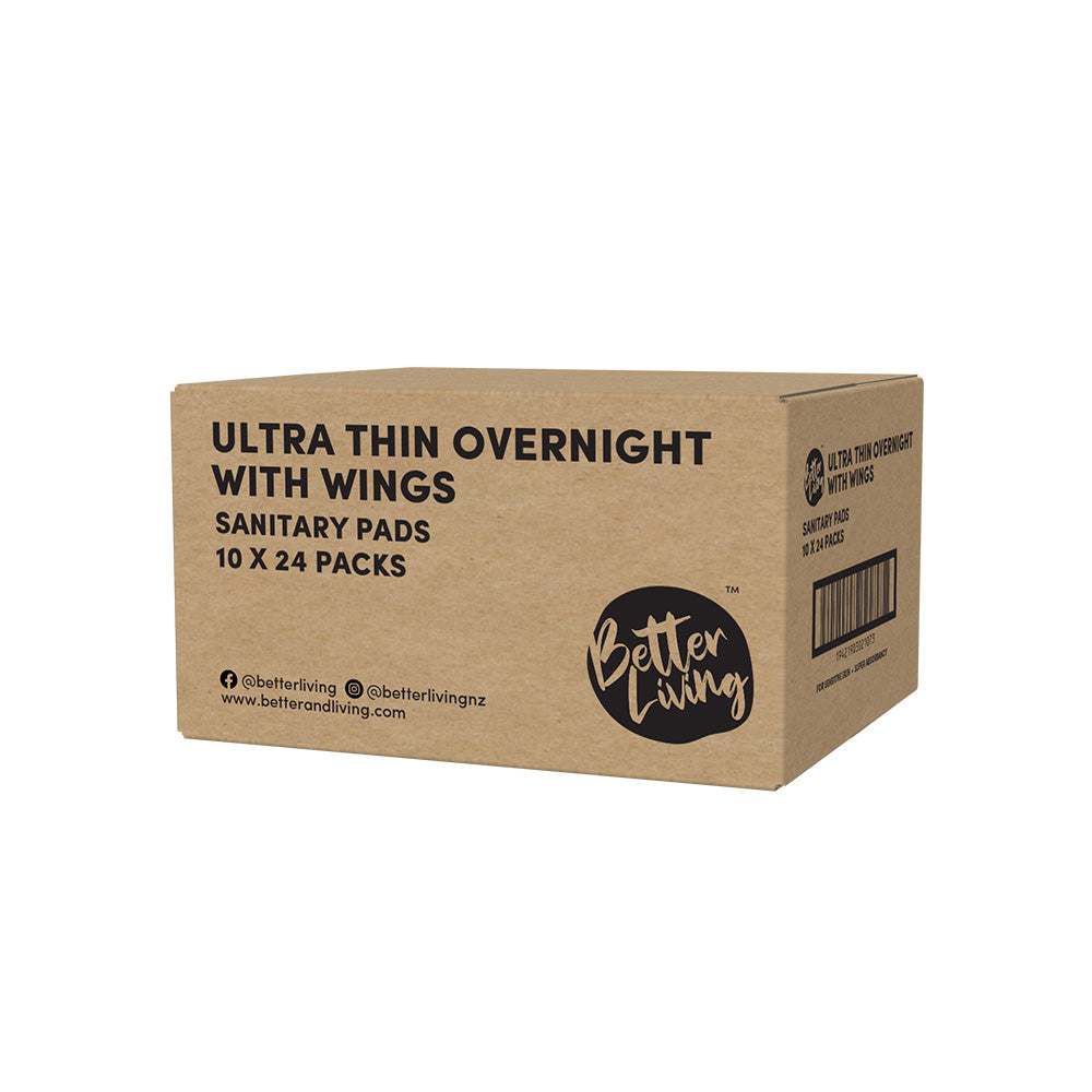 Sanitary Pads Ultra Thin Overnight 10s