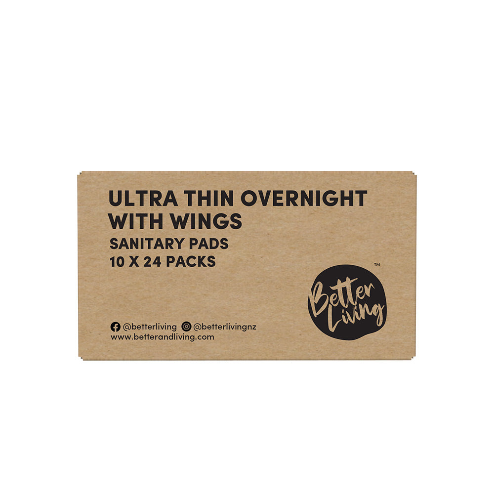 Sanitary Pads Ultra Thin Overnight 10s