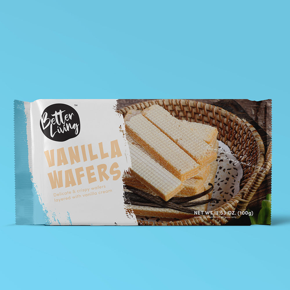 Vanilla Flavoured Wafers Biscuits 100g