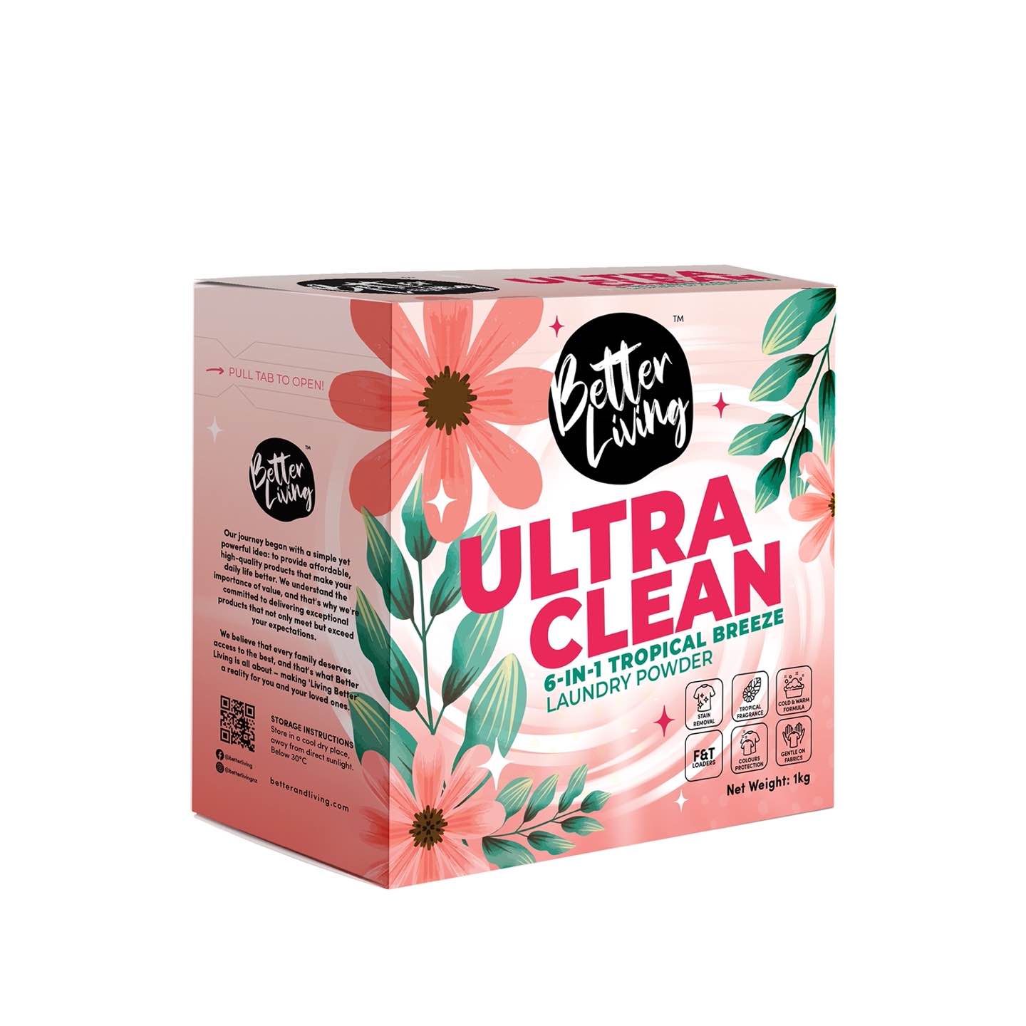 Laundry Powder Ultra Clean - Tropical Breeze 1kg