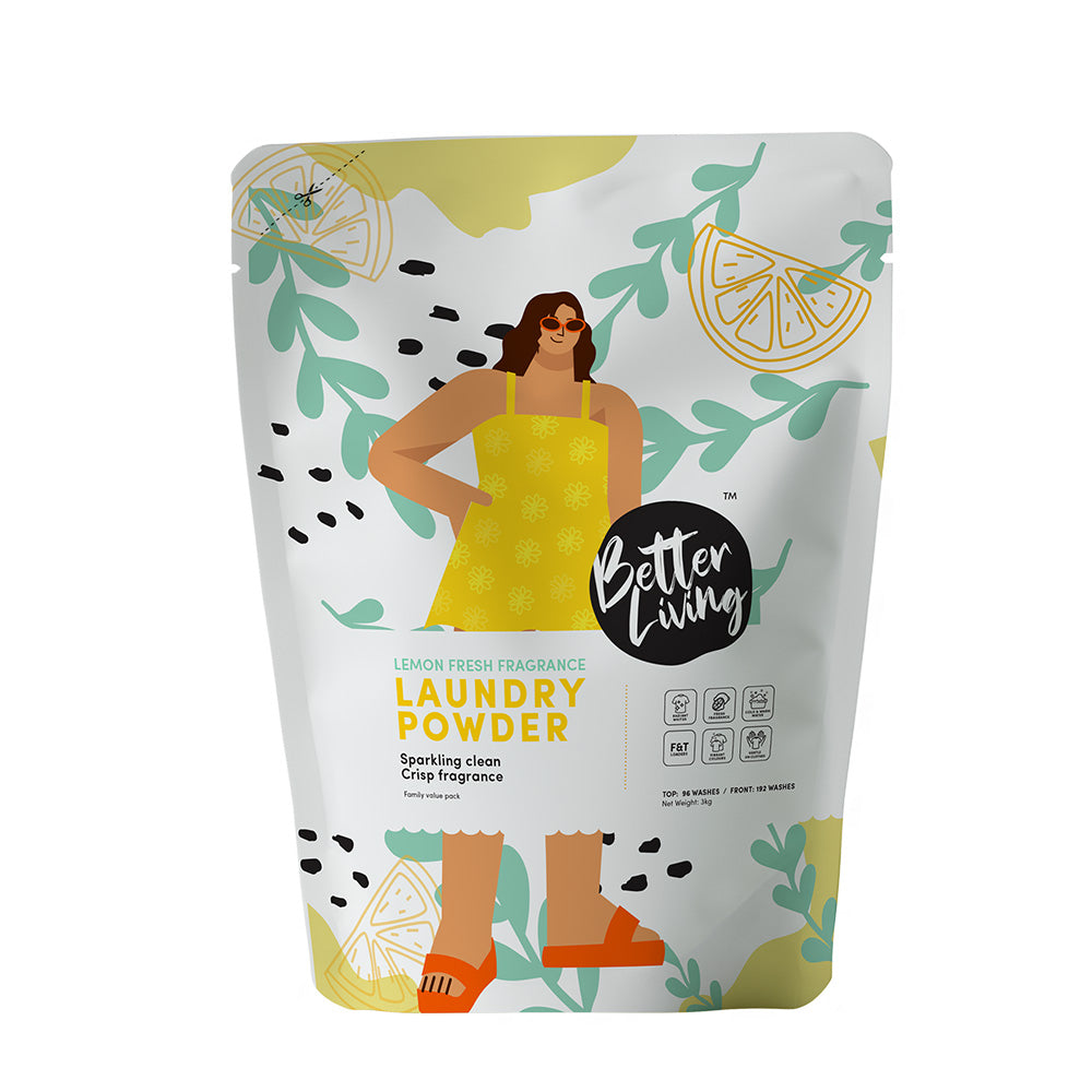 Laundry Powder Value Pack - Lemon Fresh 3kg