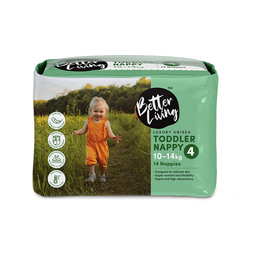 Toddler Nappies (10-14kg) 14s
