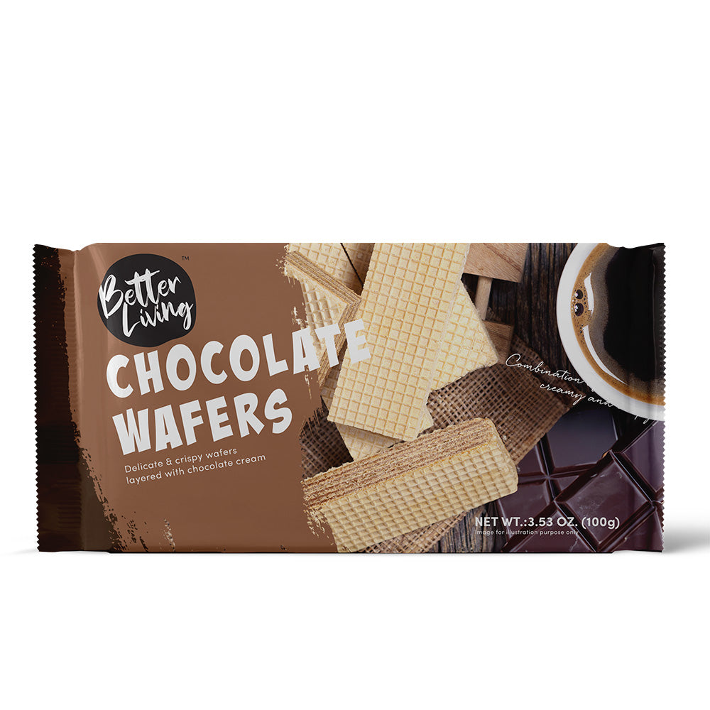 Chocolate Flavoured Wafers Biscuits 100g